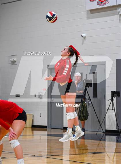 Thumbnail 2 in Fayetteville vs Richards (UIL  Volleyball 1A Region IV Quarterfinal) photogallery.