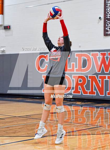 Thumbnail 2 in Fayetteville vs Richards (UIL  Volleyball 1A Region IV Quarterfinal) photogallery.