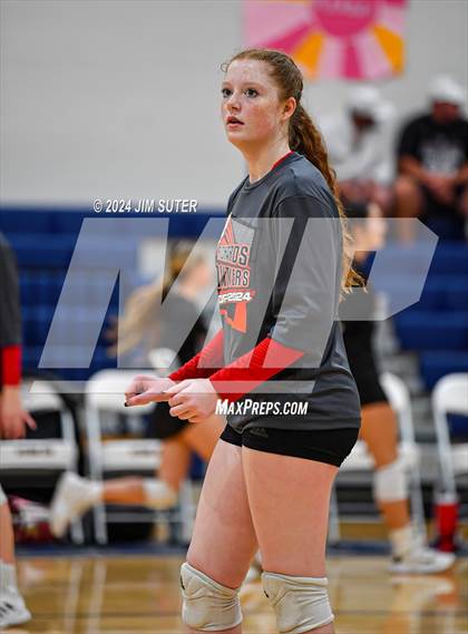 Thumbnail 2 in Fayetteville vs Richards (UIL  Volleyball 1A Region IV Quarterfinal) photogallery.