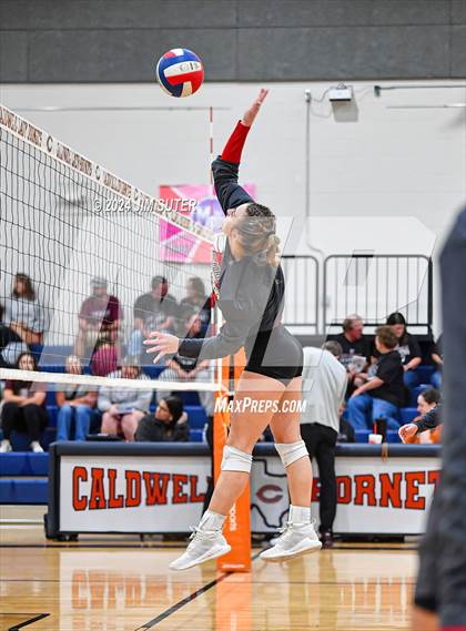 Thumbnail 1 in Fayetteville vs Richards (UIL  Volleyball 1A Region IV Quarterfinal) photogallery.