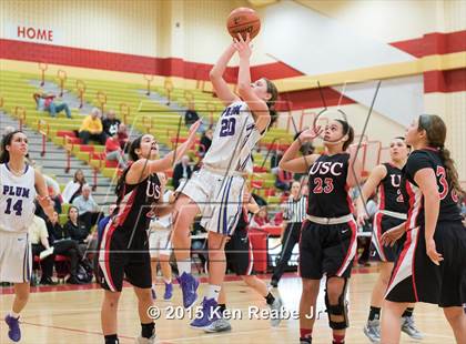 Thumbnail 2 in Plum vs Upper St. Clair (Battle of the Counties Tournament) photogallery.