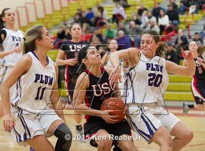 Thumbnail 3 in Plum vs Upper St. Clair (Battle of the Counties Tournament) photogallery.