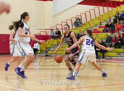 Thumbnail 2 in Plum vs Upper St. Clair (Battle of the Counties Tournament) photogallery.