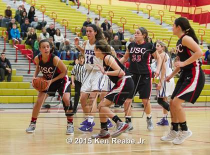 Thumbnail 2 in Plum vs Upper St. Clair (Battle of the Counties Tournament) photogallery.