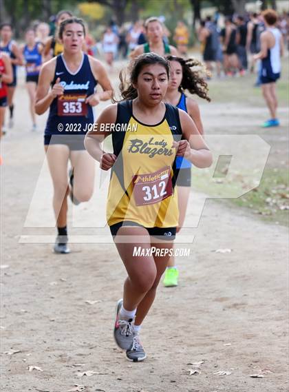 Thumbnail 1 in CIF Central Section Cross Country Championships (Girls D2 Race) photogallery.