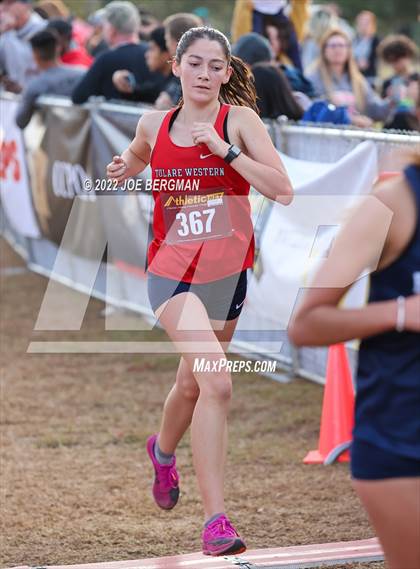Thumbnail 2 in CIF Central Section Cross Country Championships (Girls D2 Race) photogallery.