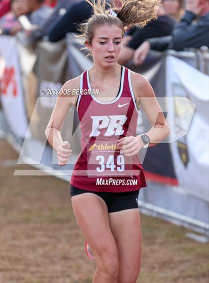 Thumbnail 2 in CIF Central Section Cross Country Championships (Girls D2 Race) photogallery.