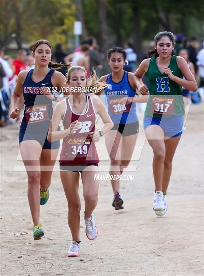 Thumbnail 3 in CIF Central Section Cross Country Championships (Girls D2 Race) photogallery.