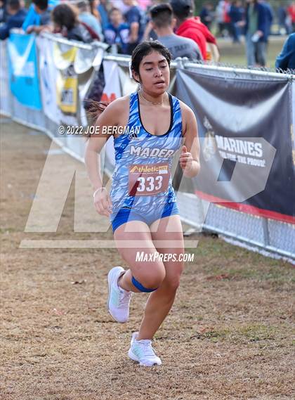 Thumbnail 2 in CIF Central Section Cross Country Championships (Girls D2 Race) photogallery.