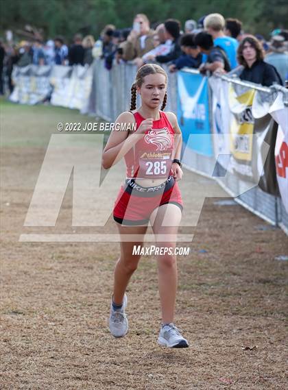 Thumbnail 2 in CIF Central Section Cross Country Championships (Girls D2 Race) photogallery.