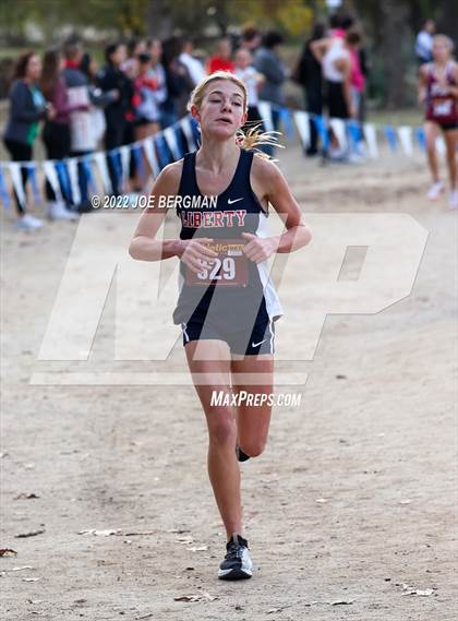Thumbnail 1 in CIF Central Section Cross Country Championships (Girls D2 Race) photogallery.