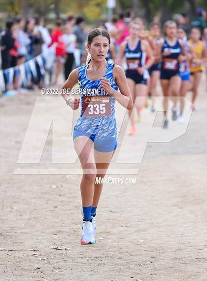 Thumbnail 3 in CIF Central Section Cross Country Championships (Girls D2 Race) photogallery.