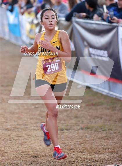 Thumbnail 1 in CIF Central Section Cross Country Championships (Girls D2 Race) photogallery.