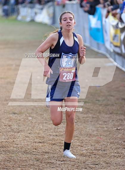Thumbnail 2 in CIF Central Section Cross Country Championships (Girls D2 Race) photogallery.