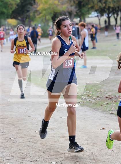 Thumbnail 2 in CIF Central Section Cross Country Championships (Girls D2 Race) photogallery.