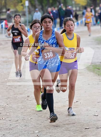 Thumbnail 3 in CIF Central Section Cross Country Championships (Girls D2 Race) photogallery.