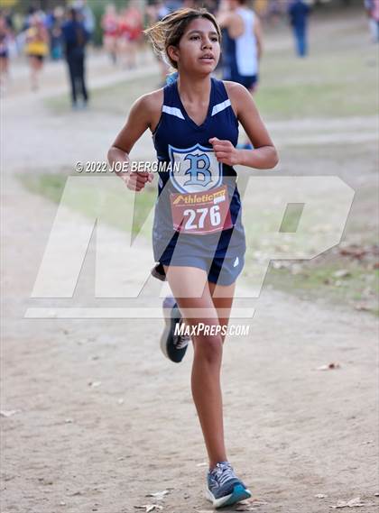 Thumbnail 2 in CIF Central Section Cross Country Championships (Girls D2 Race) photogallery.