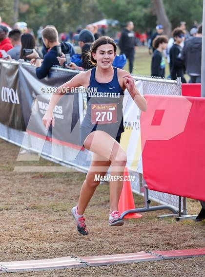Thumbnail 2 in CIF Central Section Cross Country Championships (Girls D2 Race) photogallery.