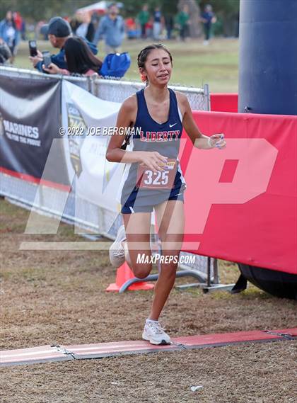Thumbnail 1 in CIF Central Section Cross Country Championships (Girls D2 Race) photogallery.