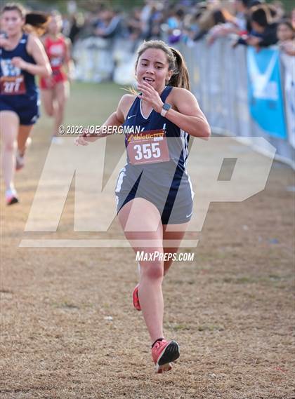 Thumbnail 3 in CIF Central Section Cross Country Championships (Girls D2 Race) photogallery.