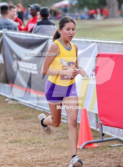 Thumbnail 3 in CIF Central Section Cross Country Championships (Girls D2 Race) photogallery.