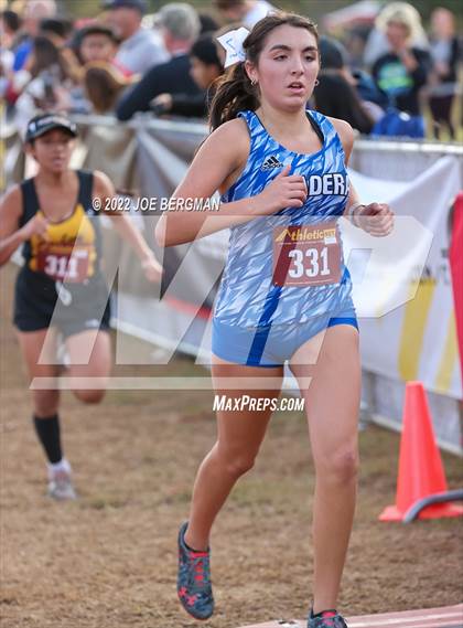 Thumbnail 3 in CIF Central Section Cross Country Championships (Girls D2 Race) photogallery.