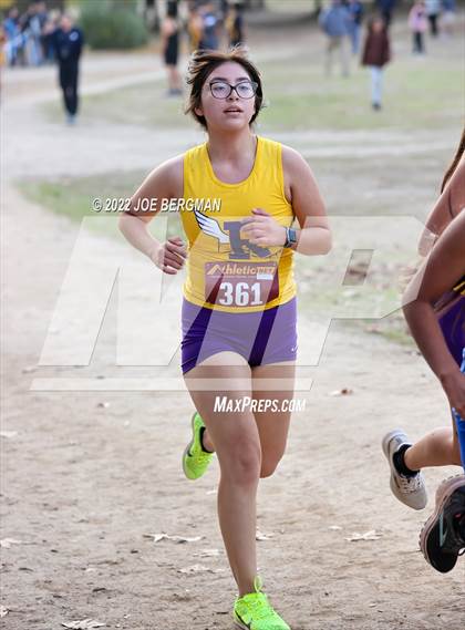 Thumbnail 1 in CIF Central Section Cross Country Championships (Girls D2 Race) photogallery.