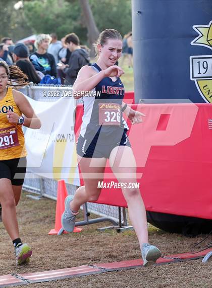 Thumbnail 3 in CIF Central Section Cross Country Championships (Girls D2 Race) photogallery.