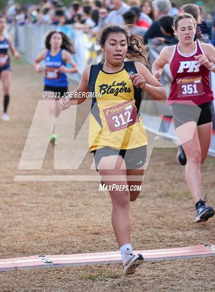 Thumbnail 3 in CIF Central Section Cross Country Championships (Girls D2 Race) photogallery.