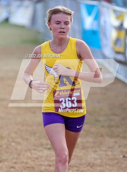 Thumbnail 2 in CIF Central Section Cross Country Championships (Girls D2 Race) photogallery.