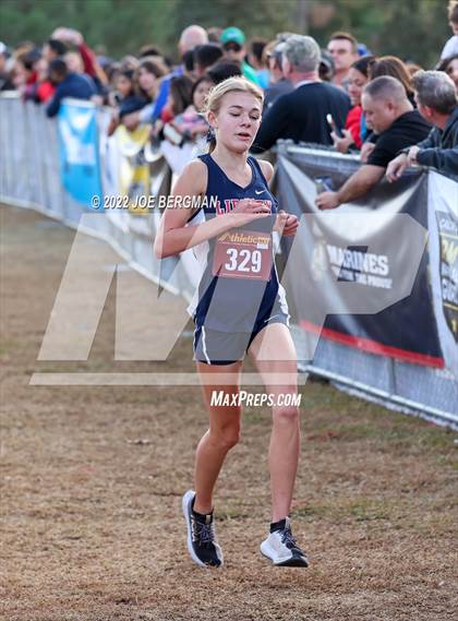 Thumbnail 3 in CIF Central Section Cross Country Championships (Girls D2 Race) photogallery.