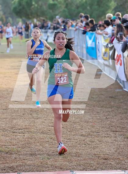 Thumbnail 3 in CIF Central Section Cross Country Championships (Girls D2 Race) photogallery.