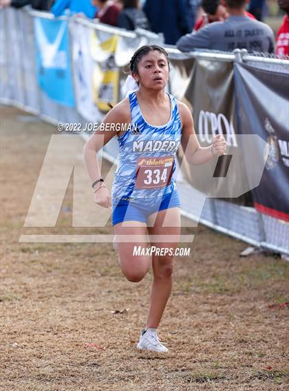 Thumbnail 2 in CIF Central Section Cross Country Championships (Girls D2 Race) photogallery.