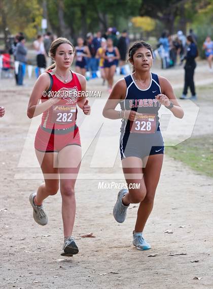 Thumbnail 1 in CIF Central Section Cross Country Championships (Girls D2 Race) photogallery.