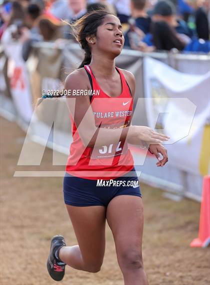 Thumbnail 2 in CIF Central Section Cross Country Championships (Girls D2 Race) photogallery.