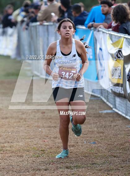 Thumbnail 2 in CIF Central Section Cross Country Championships (Girls D2 Race) photogallery.
