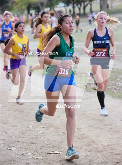 Thumbnail 2 in CIF Central Section Cross Country Championships (Girls D2 Race) photogallery.