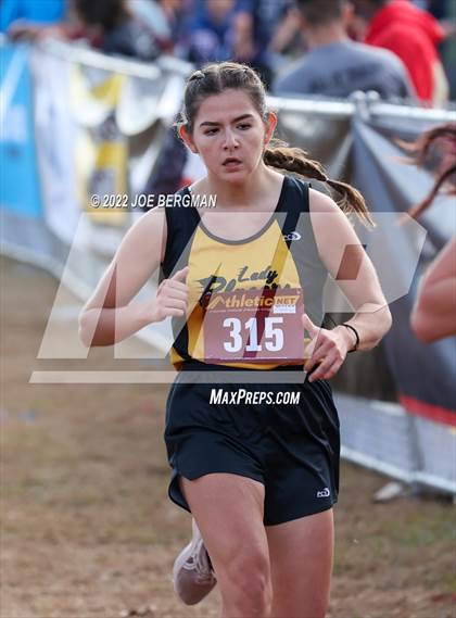 Thumbnail 1 in CIF Central Section Cross Country Championships (Girls D2 Race) photogallery.