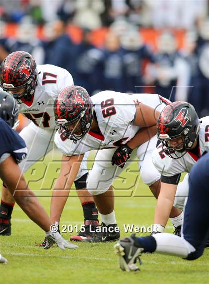 Thumbnail 1 in Pomona v Valor Christian (CHSAA 5A Final) photogallery.