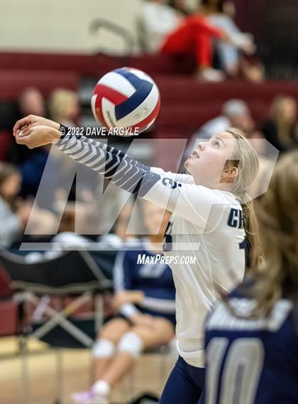 Thumbnail 1 in Maple Mountain vs. Corner Canyon (5A/6A Volleyball Challenge) photogallery.