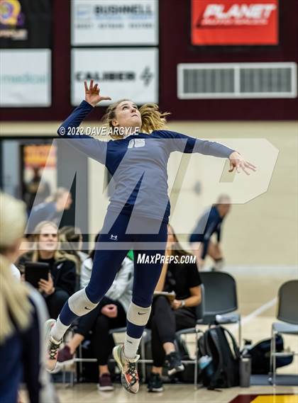 Thumbnail 2 in Maple Mountain vs. Corner Canyon (5A/6A Volleyball Challenge) photogallery.