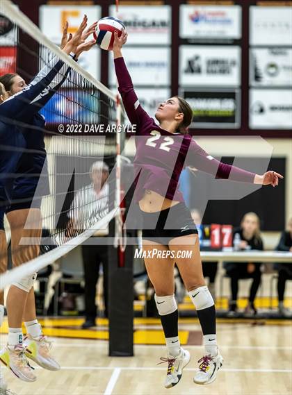 Thumbnail 2 in Maple Mountain vs. Corner Canyon (5A/6A Volleyball Challenge) photogallery.