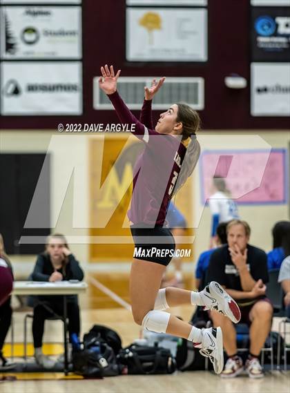 Thumbnail 2 in Maple Mountain vs. Corner Canyon (5A/6A Volleyball Challenge) photogallery.