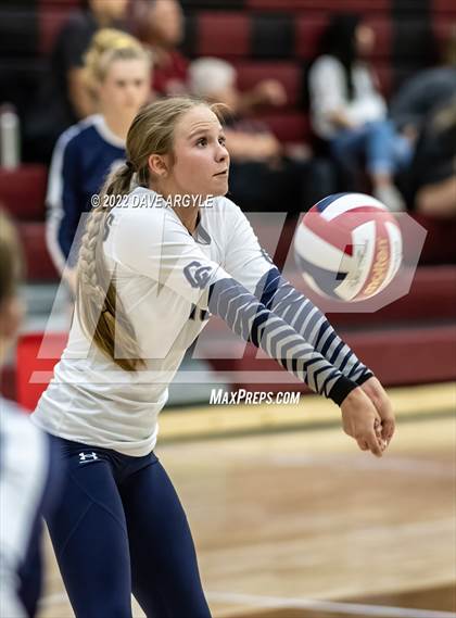 Thumbnail 2 in Maple Mountain vs. Corner Canyon (5A/6A Volleyball Challenge) photogallery.