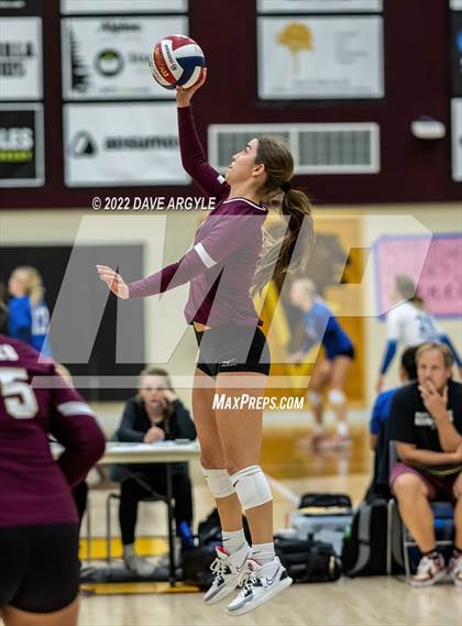 Thumbnail 3 in Maple Mountain vs. Corner Canyon (5A/6A Volleyball Challenge) photogallery.