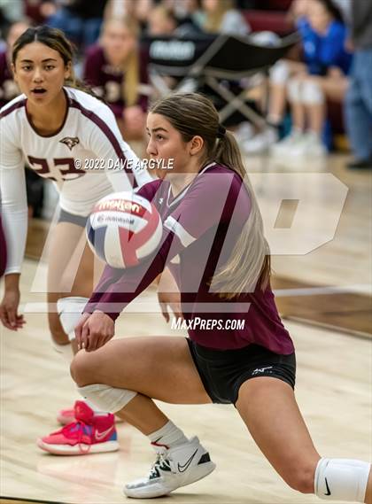 Thumbnail 3 in Maple Mountain vs. Corner Canyon (5A/6A Volleyball Challenge) photogallery.