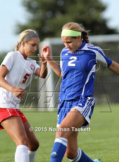 Thumbnail 2 in Northwest @ Maize (KSHSAA 6A Regional Playoff) photogallery.