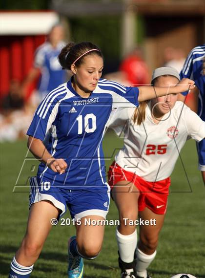 Thumbnail 2 in Northwest @ Maize (KSHSAA 6A Regional Playoff) photogallery.