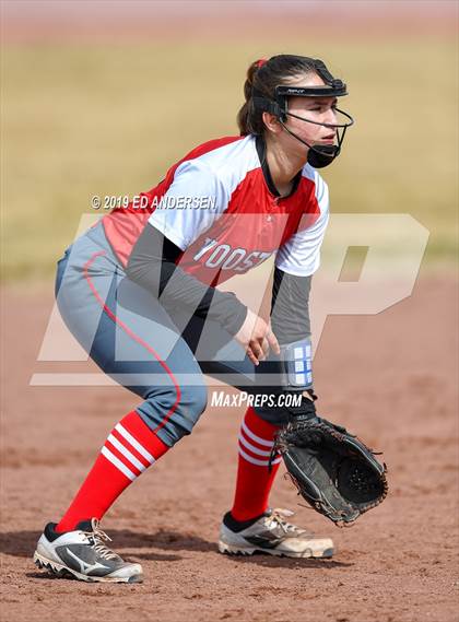 Thumbnail 3 in Wooster vs. Bishop Union (Yerington Tournament) photogallery.