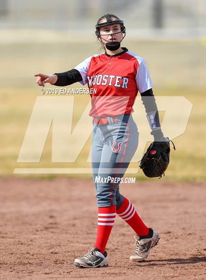 Thumbnail 3 in Wooster vs. Bishop Union (Yerington Tournament) photogallery.